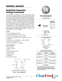 Datasheet MAX828 производства ON Semiconductor